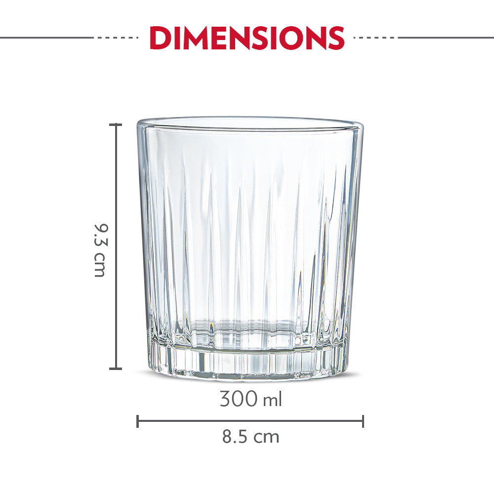Whiskey Glass, Set of 6, 300ml