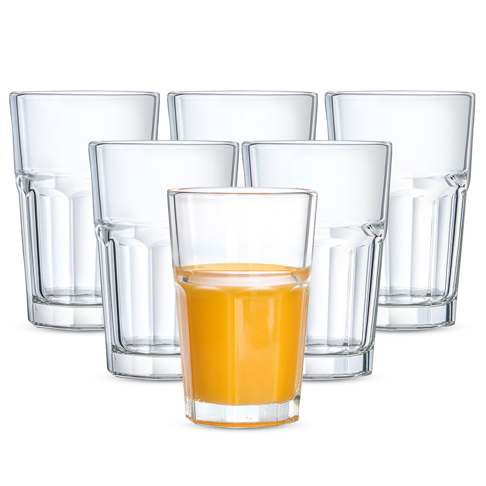 Pure borosilicate Glass Tumbler, Set of 6, 305ml