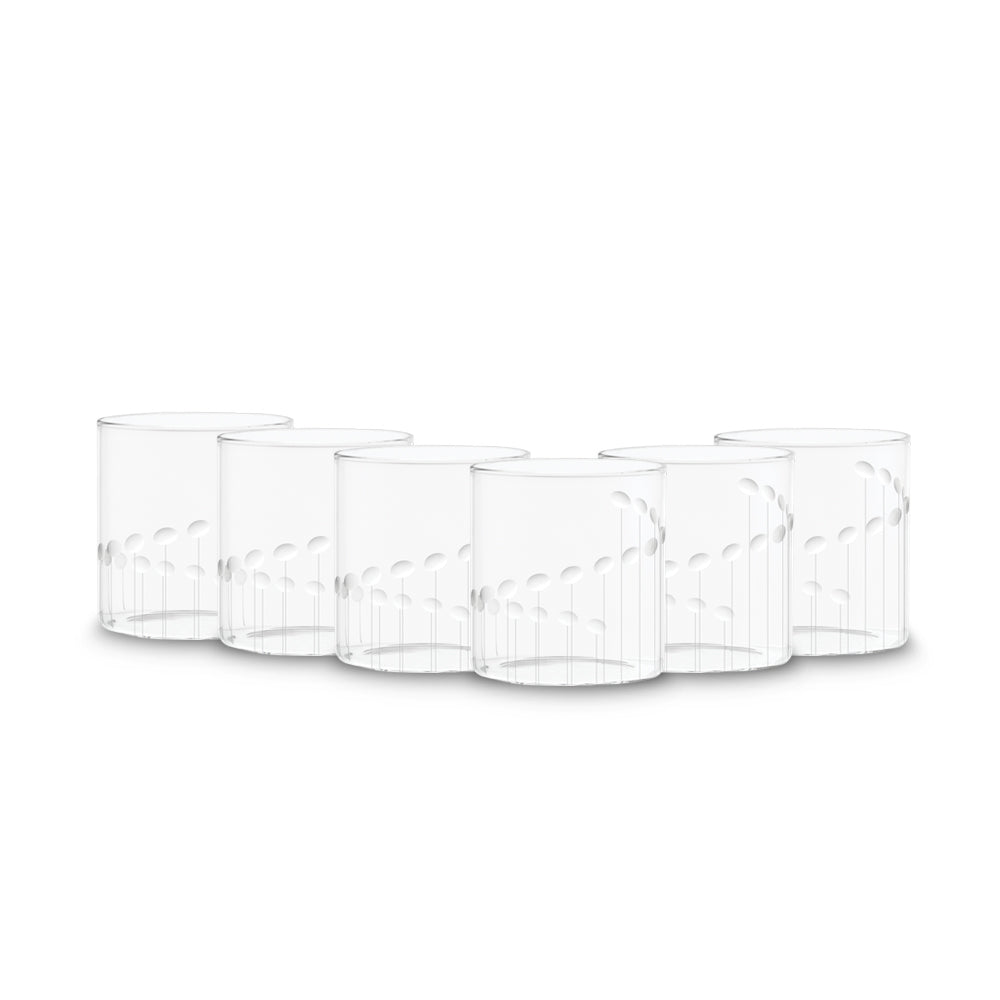 Swing Cut Glass Set of 6