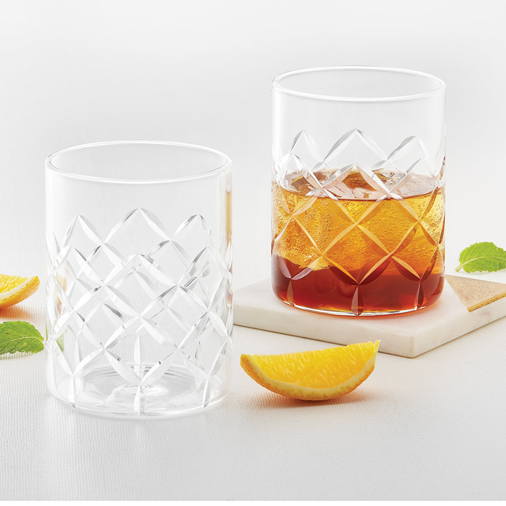 Crown Whiskey Glass, Set of 6, 350ml