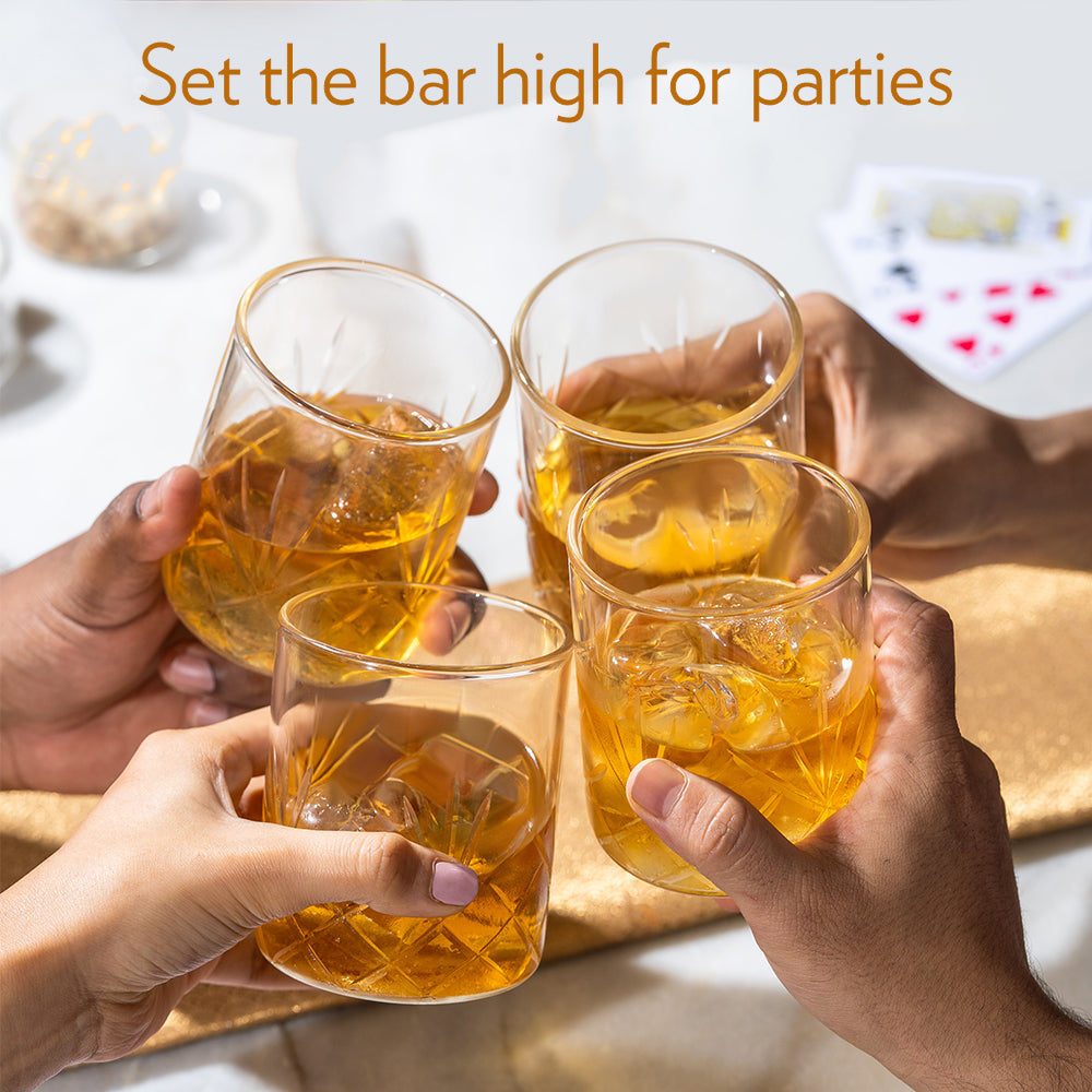 Whiskey Glass Set of 6, 350ml