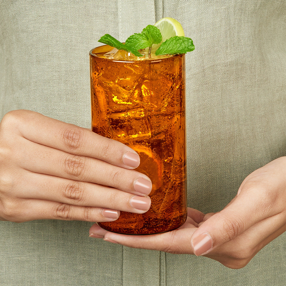 Amber Glass, Set of 6, 350ml