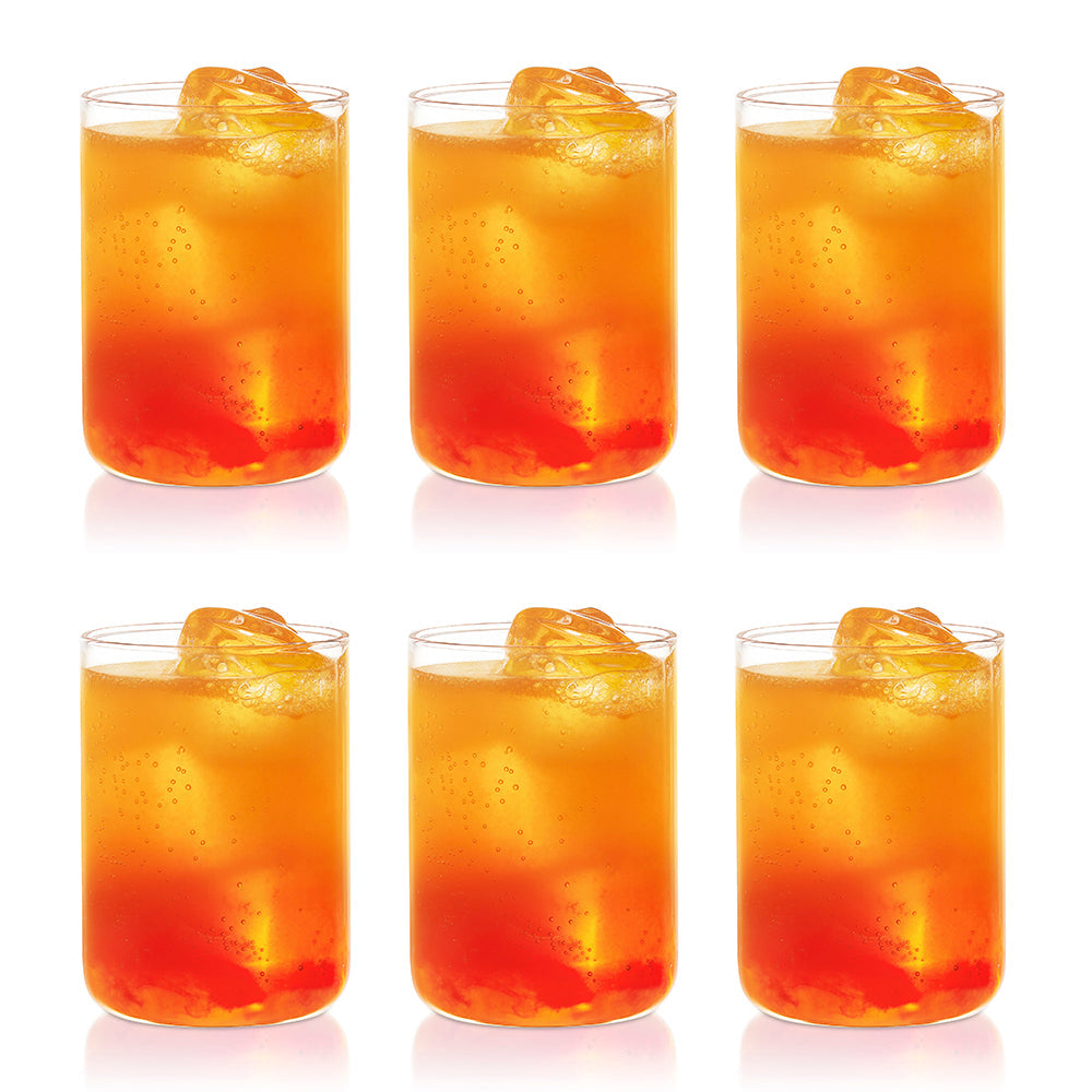 Curved glass Set of 6, 350ml
