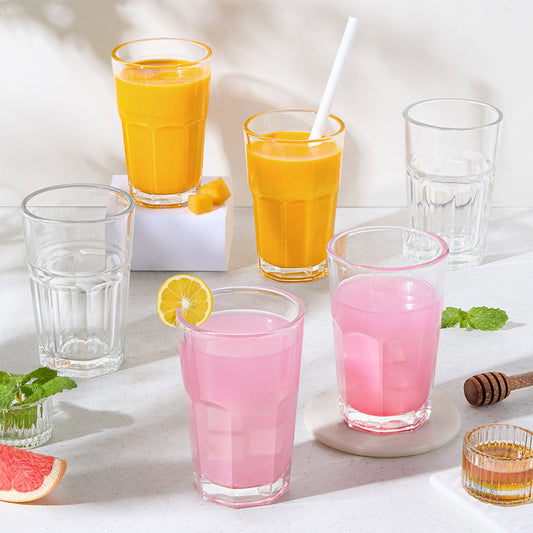 Pure borosilicate Glass Tumbler, Set of 6, 305ml