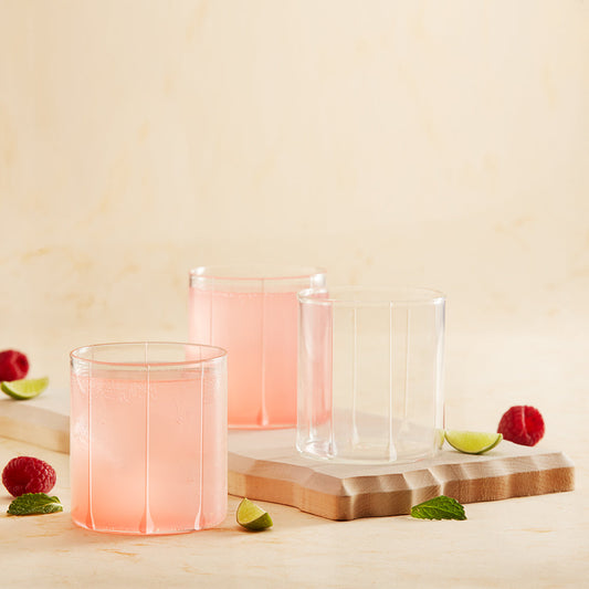 Bevel Cut Glass, Set of 6
