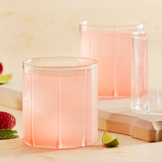 Bevel Cut Glass, Set of 6