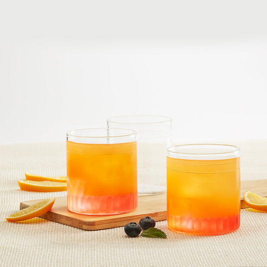 Classic lion pattern glass Set of 6