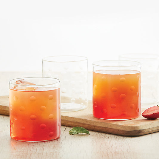 Polka Cut Glass, Set of 6
