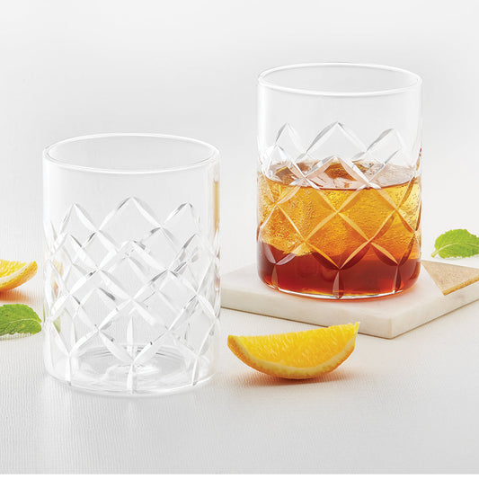 Crown Whiskey Glass, Set of 6, 350ml